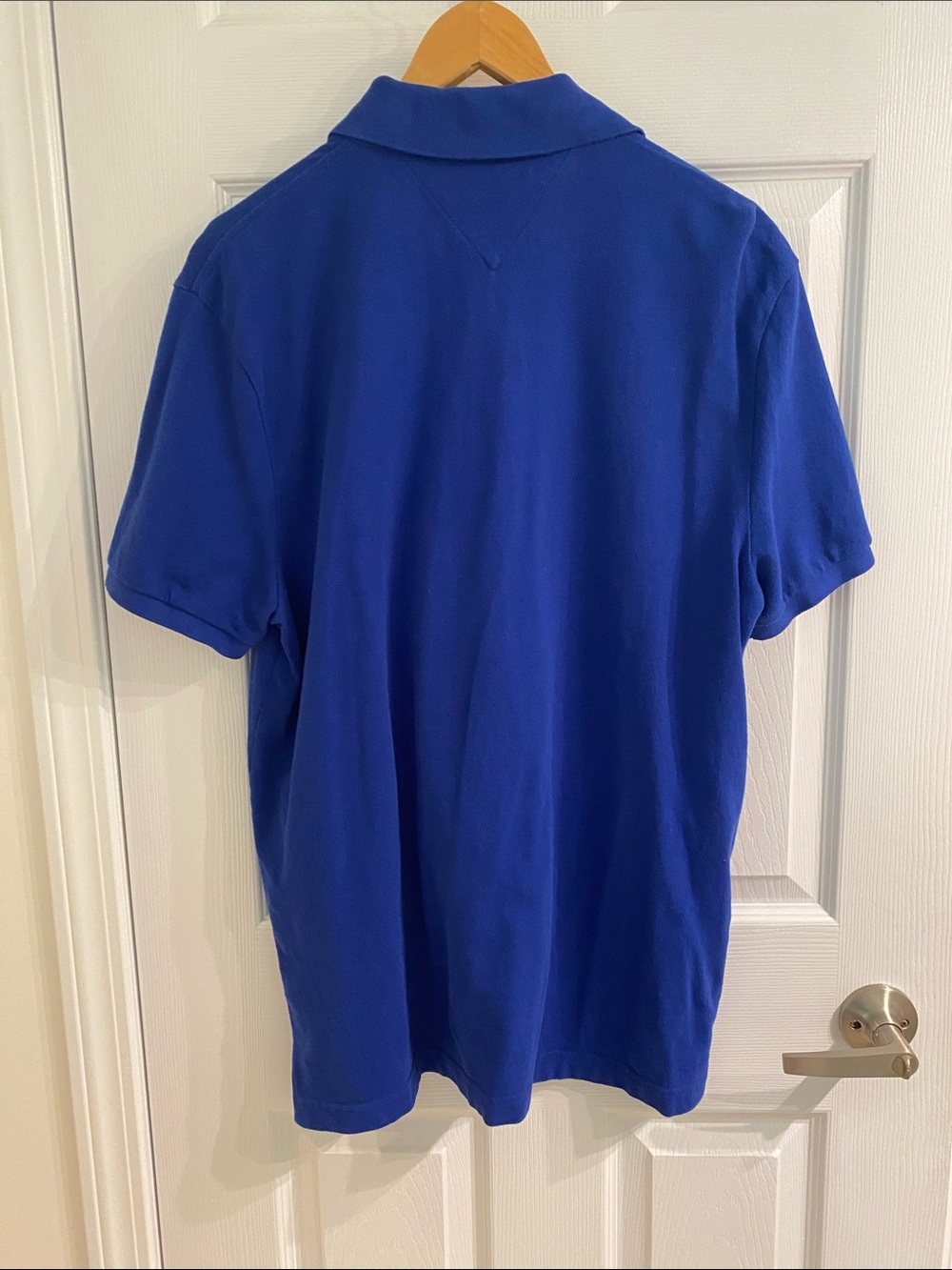 Tommy Hilfiger Royal Blue Custom Fit Polo Shirt Size Large - Picture 2 of 7